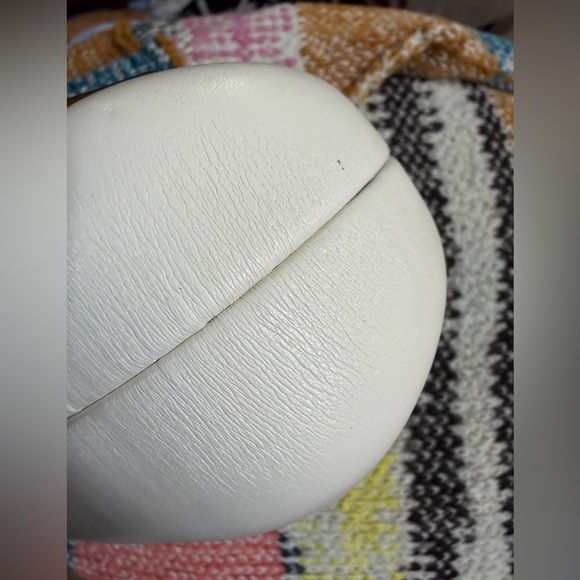 Zara Cream Gold Womens Hard Clutch Purse Box Crossbody Metallic Formal Wedding - Picture 11 of 11